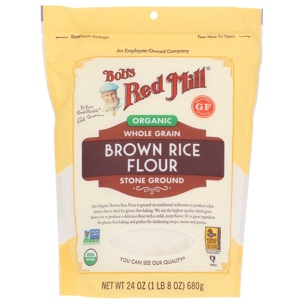 BOB'S RED MILL: Organic Brown Rice Flour, 24 oz - #tag1# - #tag2#
