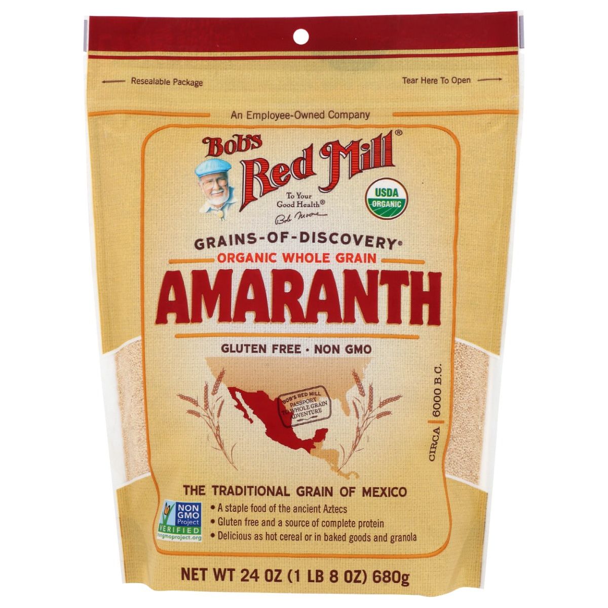 BOB'S RED MILL: Organic Whole Grain Amaranth, 24 oz - #tag1# - #tag2#