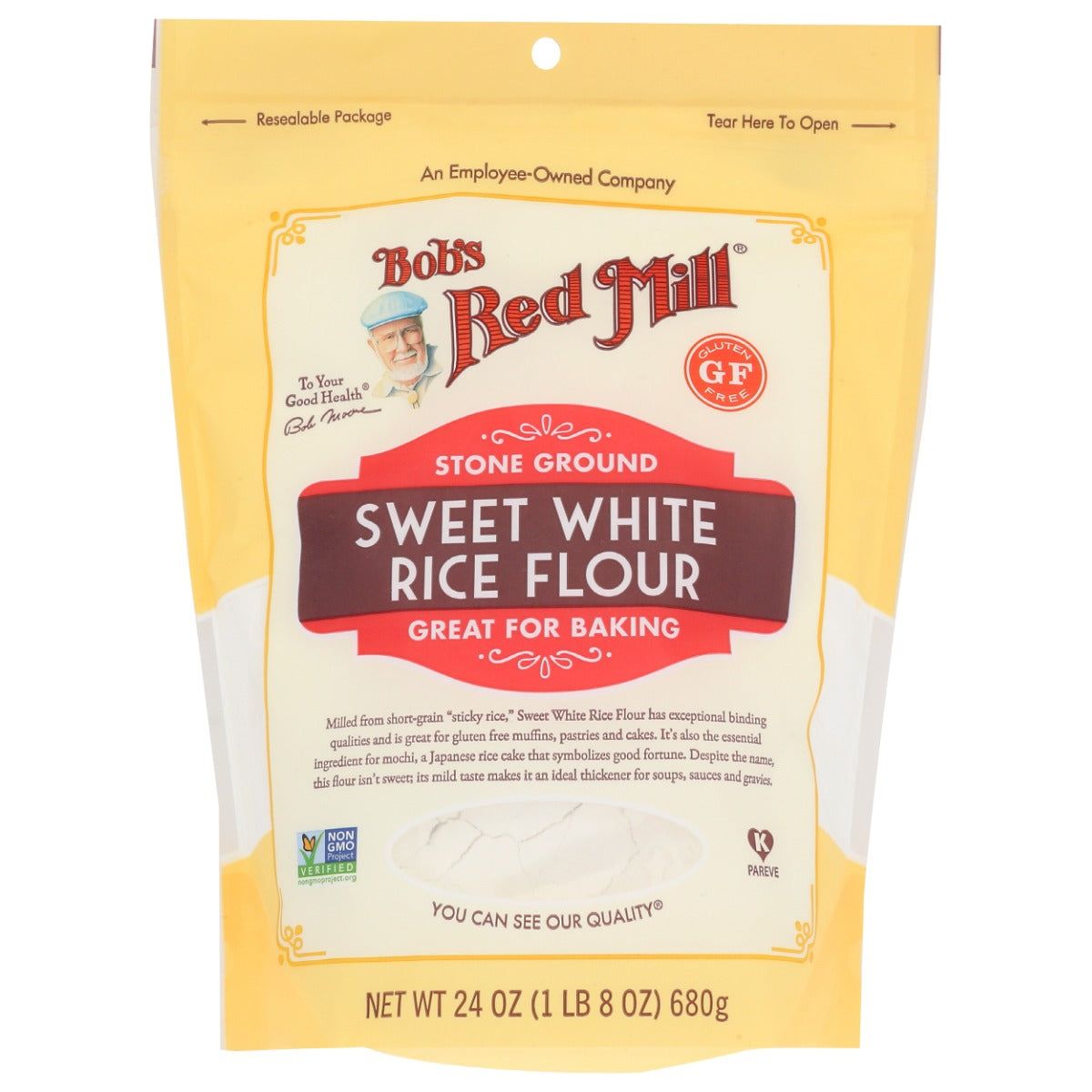 BOB'S RED MILL: Sweet White Rice Flour, 24 oz - #tag1# - #tag2#