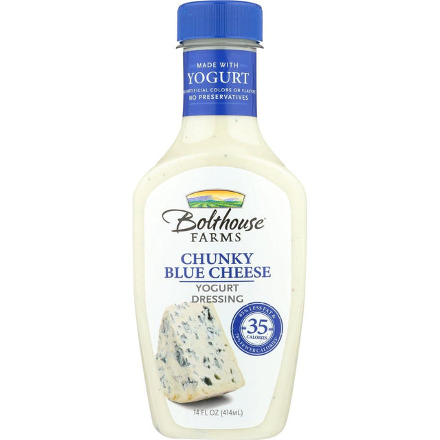 BOLTHOUSE: Chunky Blue Cheese Yogurt Dressing, 14 oz - #tag1# - #tag2#