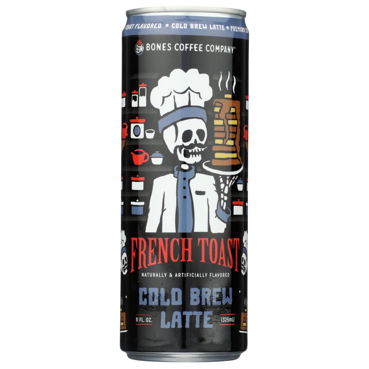 BONES COFFEE COMPANY: French Toast Cold Brew Latte Coffee, 11 fo - #tag1# - #tag2#