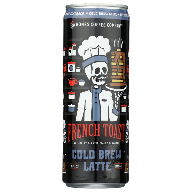 BONES COFFEE COMPANY: French Toast Cold Brew Latte Coffee, 11 fo - #tag1# - #tag2#