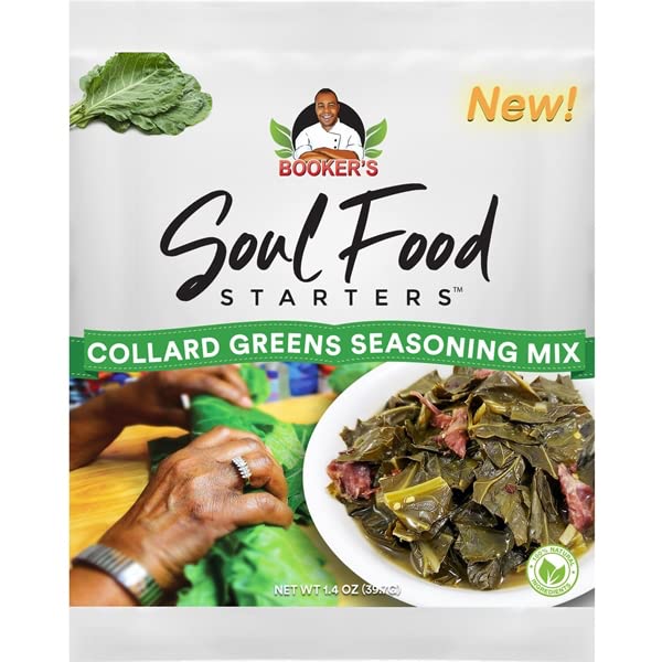 BOOKERS SOUL FOOD STARTERS: Collard Green Seas Mix,	1.4 oz - #tag1# - #tag2#