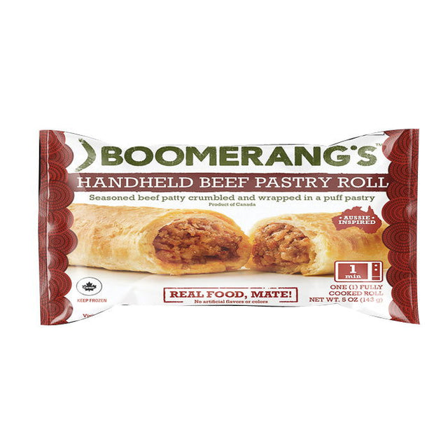 BOOMERANGS: Handheld Beef Pastry Roll, 5 oz - #tag1# - #tag2#