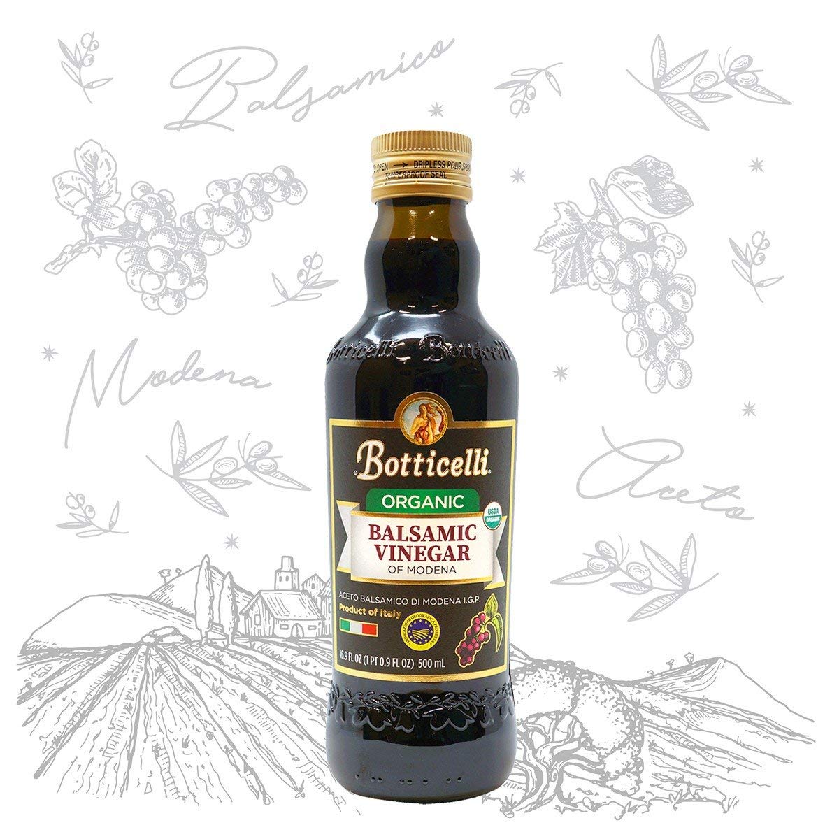 BOTTICELLI FOODS LLC: Organic Balsamic Vinegar of Modena, 16.9 oz - #tag1# - #tag2#