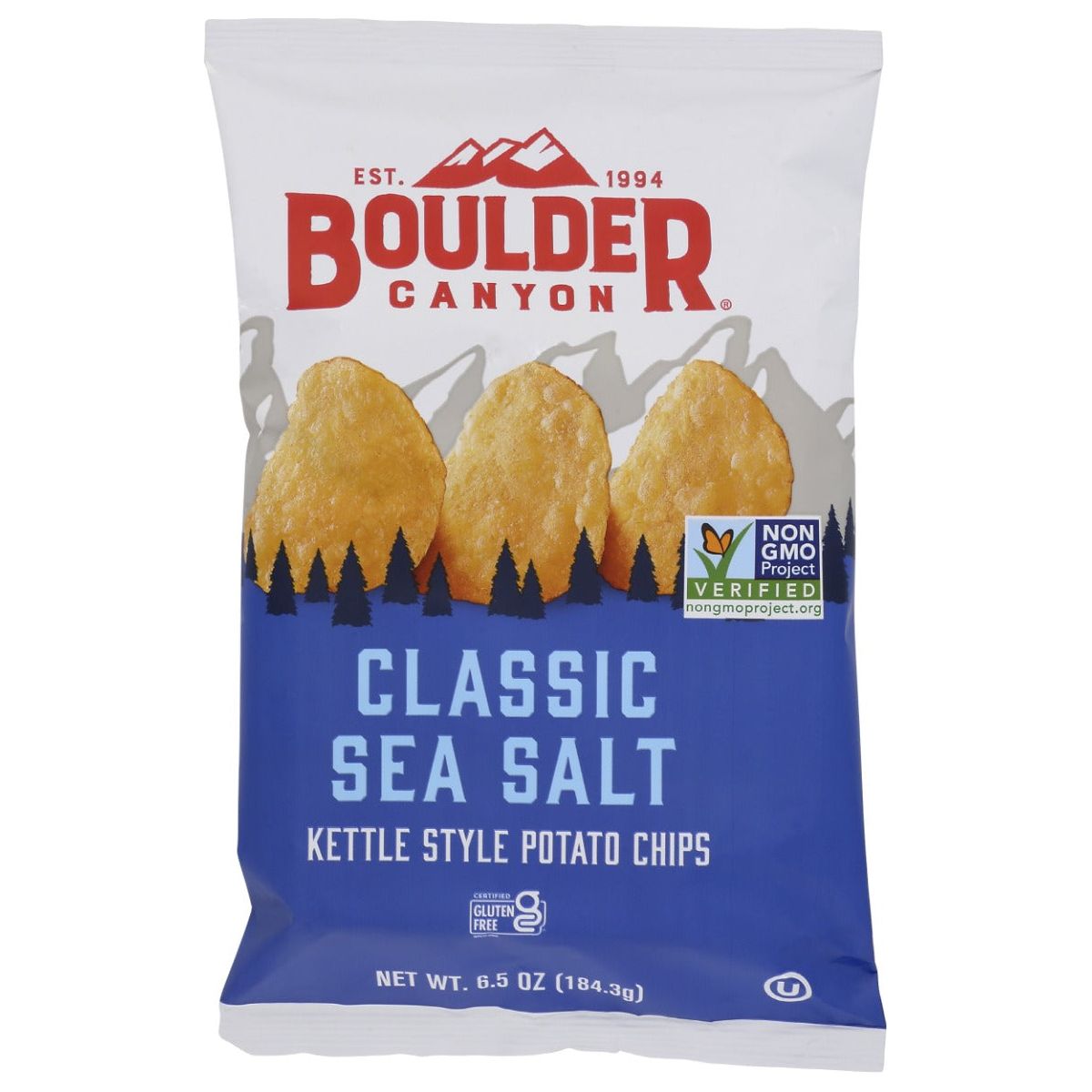 BOULDER CANYON: Classic Sea Salt Potato Chips, 6.5 oz - #tag1# - #tag2#