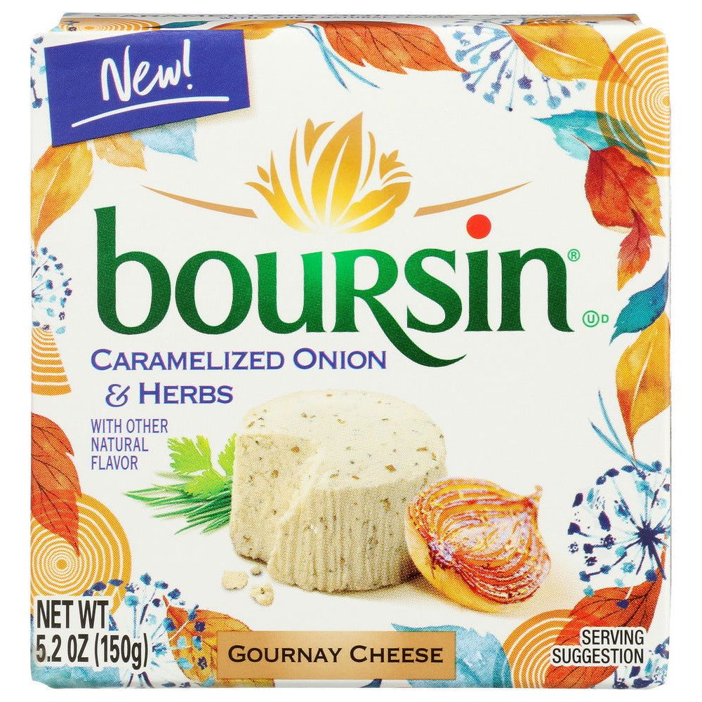 BOURSIN: Caramelized Onion And Herb Cheese, 5.2 oz - #tag1# - #tag2#