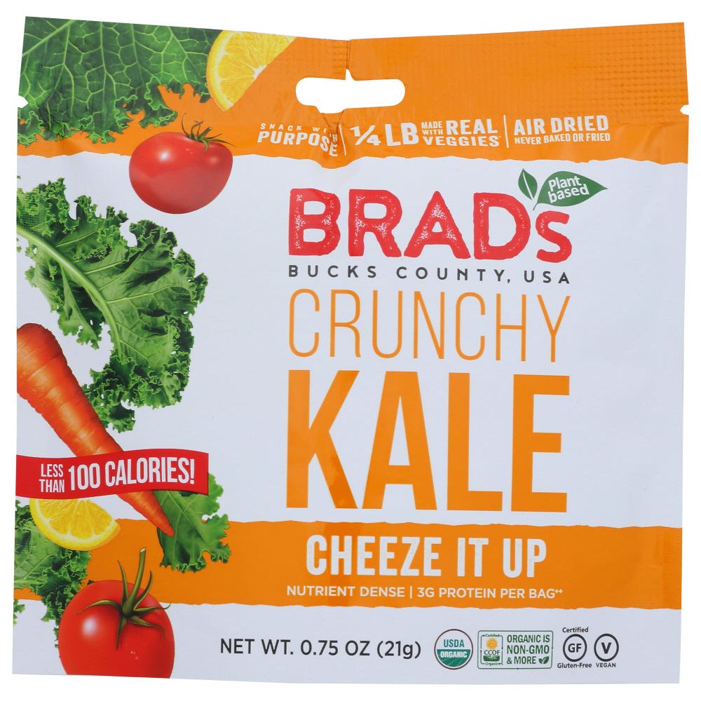 BRADS PLANT BASED: Chip Kale Cheeze It Up, 0.75 oz - #tag1# - #tag2#