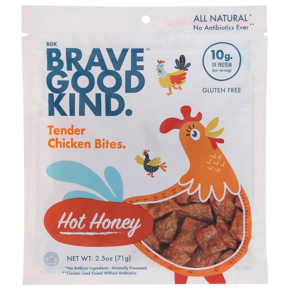 BRAVE GOOD KIND: Chicken Bites Hot Honey, 2.5 oz - #tag1# - #tag2#