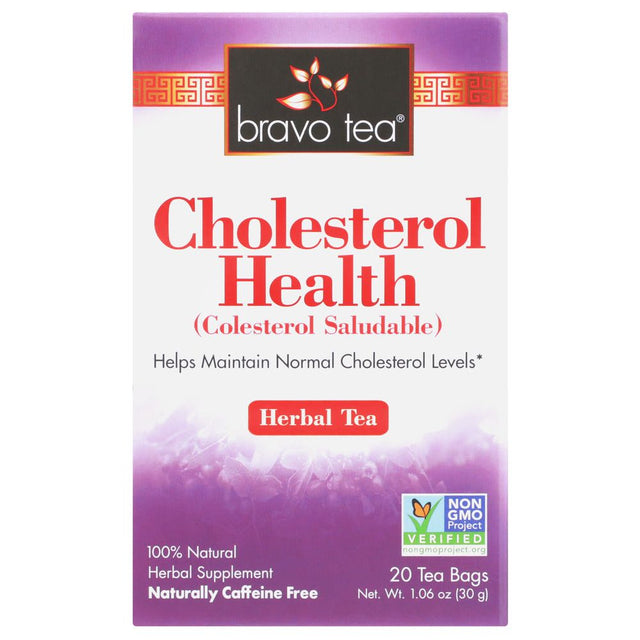 BRAVO TEAS: Tea Chlesterol Health, 20 BG - #tag1# - #tag2#