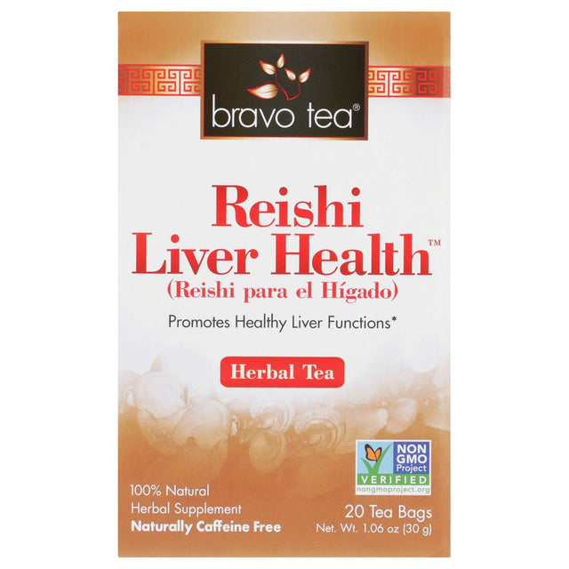 BRAVO TEAS: Tea Reishi Liver Health, 20 BG - #tag1# - #tag2#