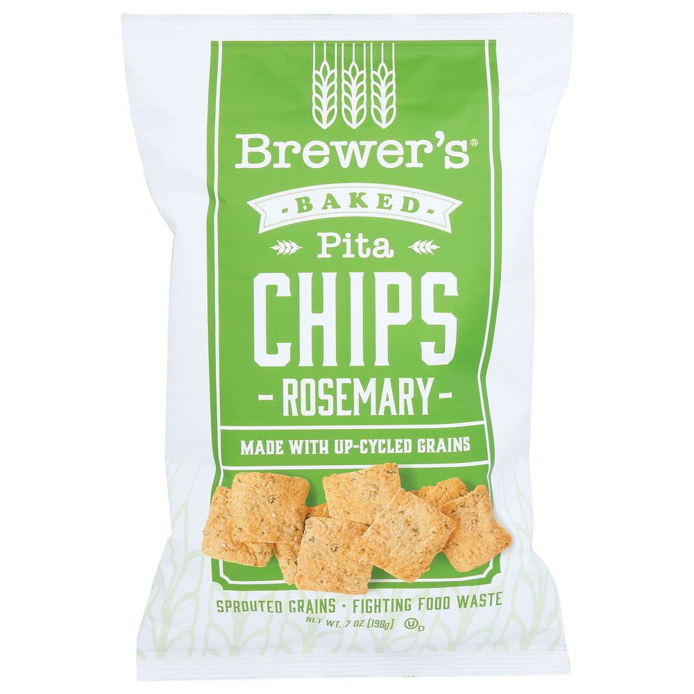 BREWERS CRACKERS: Pita Chips Rosemary, 7 oz - #tag1# - #tag2#