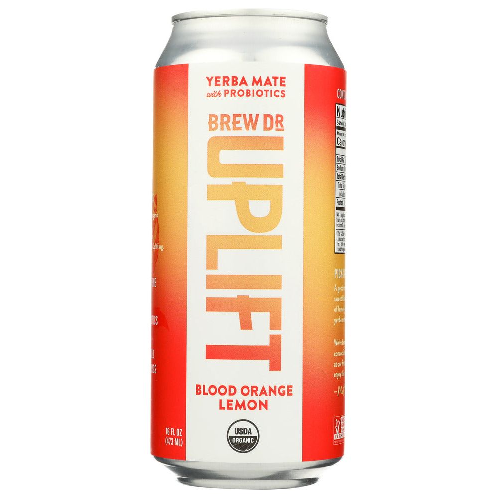 BREW DR KOMBUCHA: Enrgy Drnk Bld Orange Lmn, 16 fo - #tag1# - #tag2#