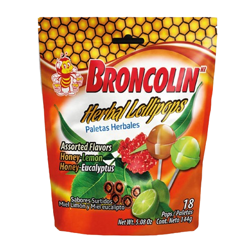 BRONCOLIN: Herbal Lollipops, 6.14 oz - #tag1# - #tag2#
