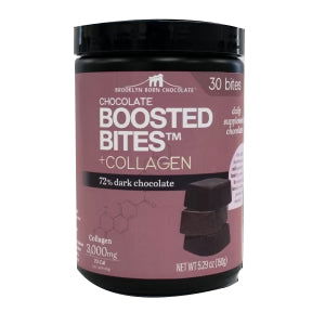 BROOKLYN BORN CHOCOLATE: Collagen Dark Chocolate Bites, 5.29 oz - #tag1# - #tag2#