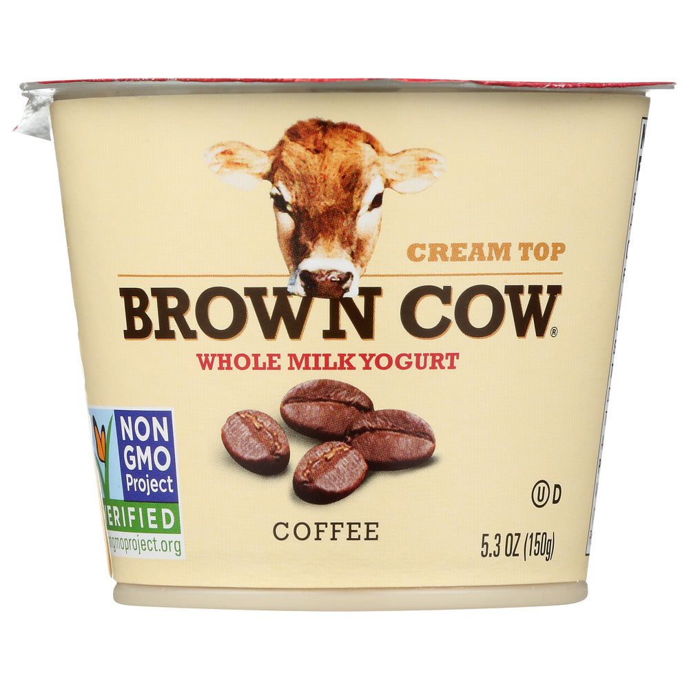 BROWN COW: Cream Top Whole Milk Yogurt Coffee, 5.3 oz - #tag1# - #tag2#