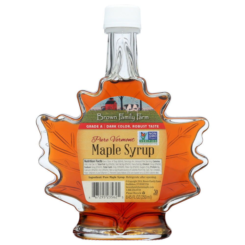 BROWN FAMILY FARM: Syrup Maple Lf Gls Drk Cl, 8.4 oz - #tag1# - #tag2#
