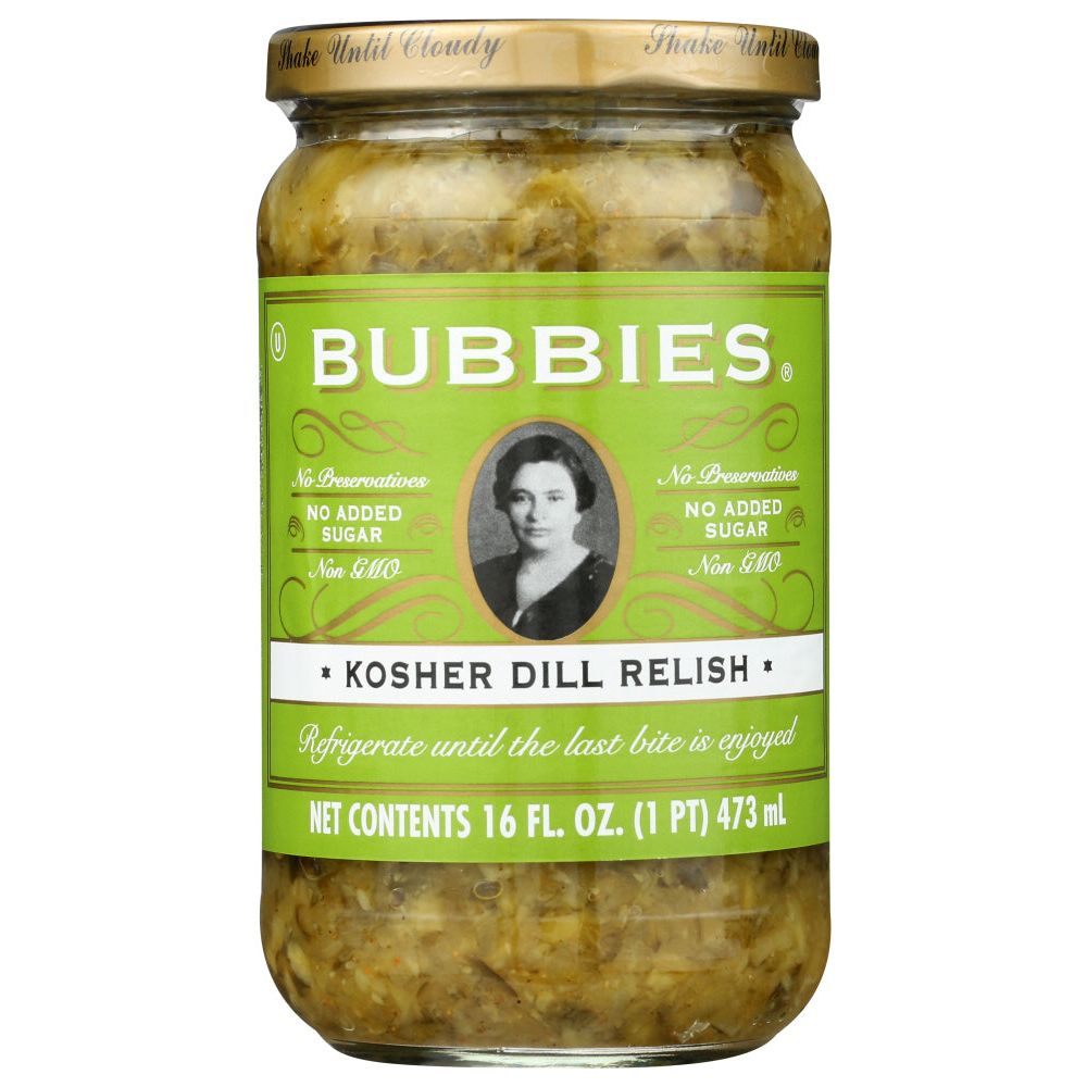 BUBBIES: Kosher Dill Relish, 16 oz - #tag1# - #tag2#