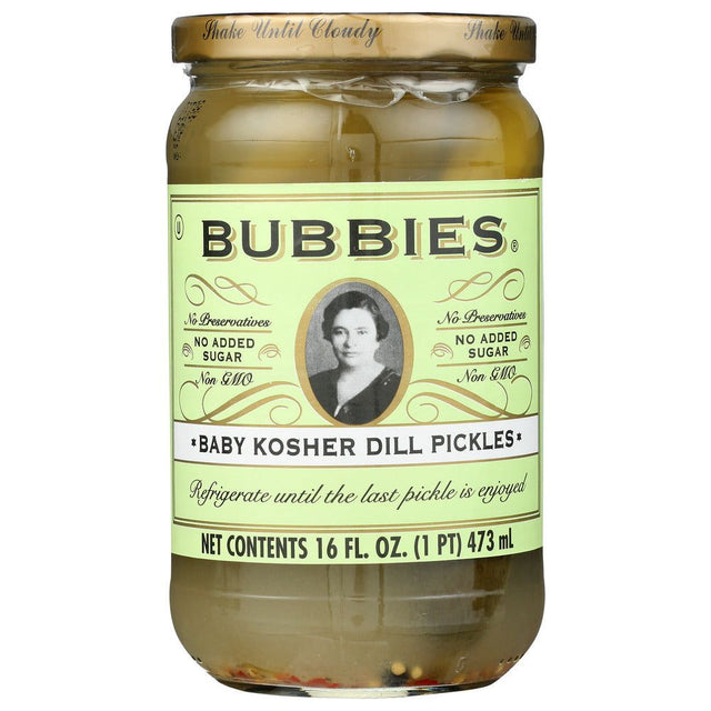 BUBBIES: Pure Kosher Dills, 16 oz - #tag1# - #tag2#