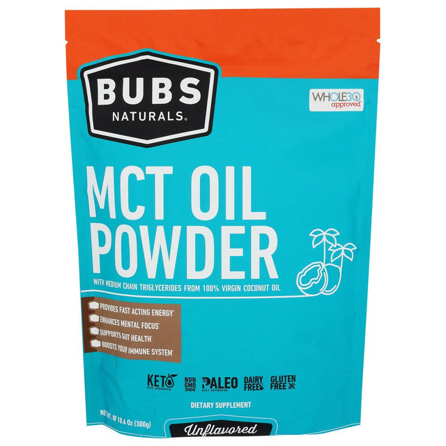 BUBS NATURALS: Mct Powder, 10.6 oz - #tag1# - #tag2#