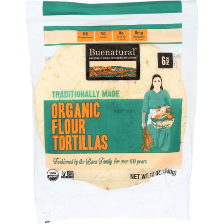 BUENATURAL: Organic Flour Tortillas, 13 oz - #tag1# - #tag2#