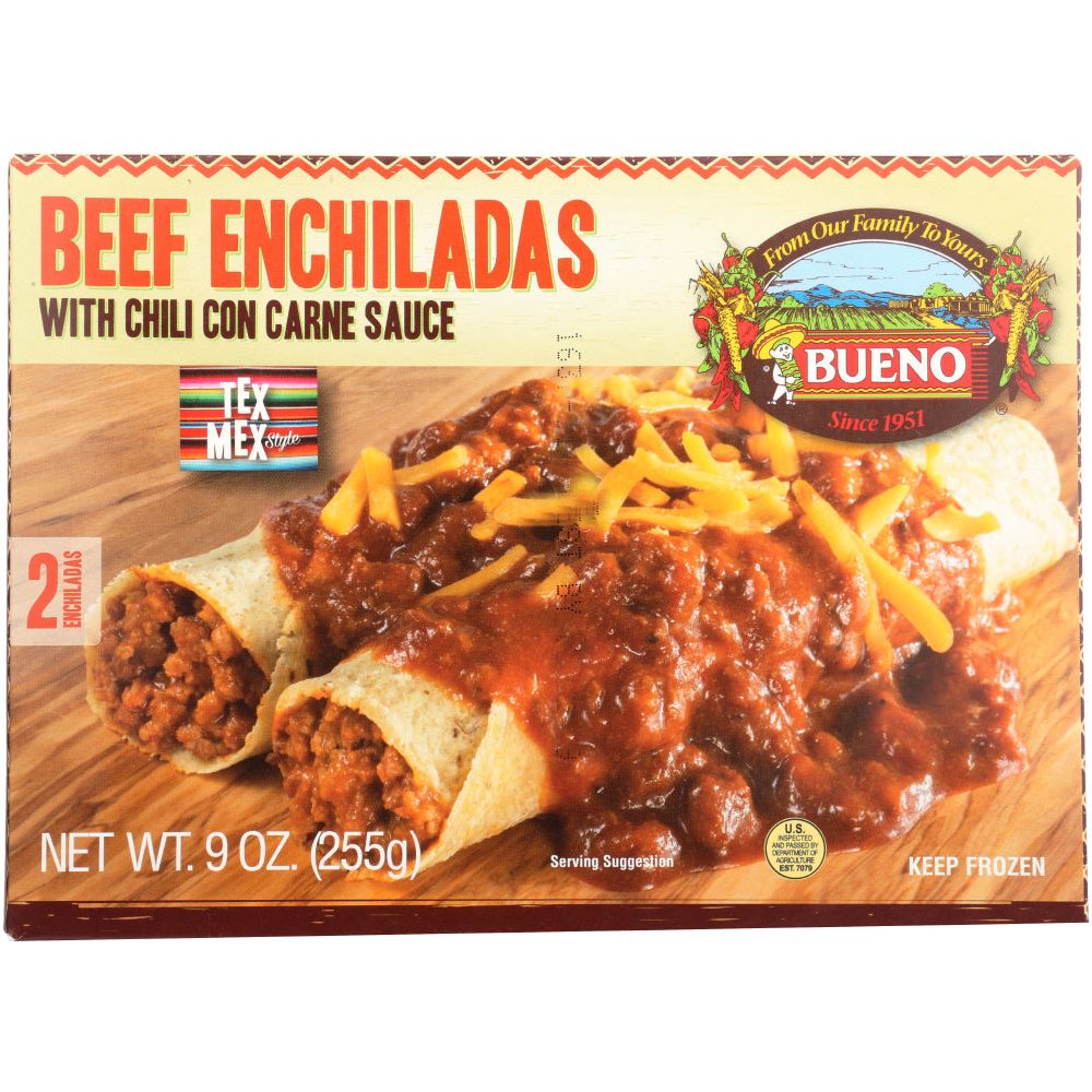 BUENO: Beef Enchiladas TexMex, 9 oz - #tag1# - #tag2#