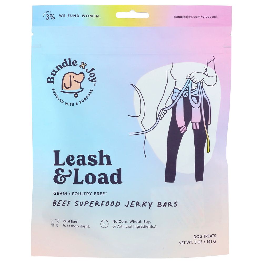 BUNDLE X JOY: Leash and Load Beef Jerky Superfood Bars, 5 oz - #tag1# - #tag2#