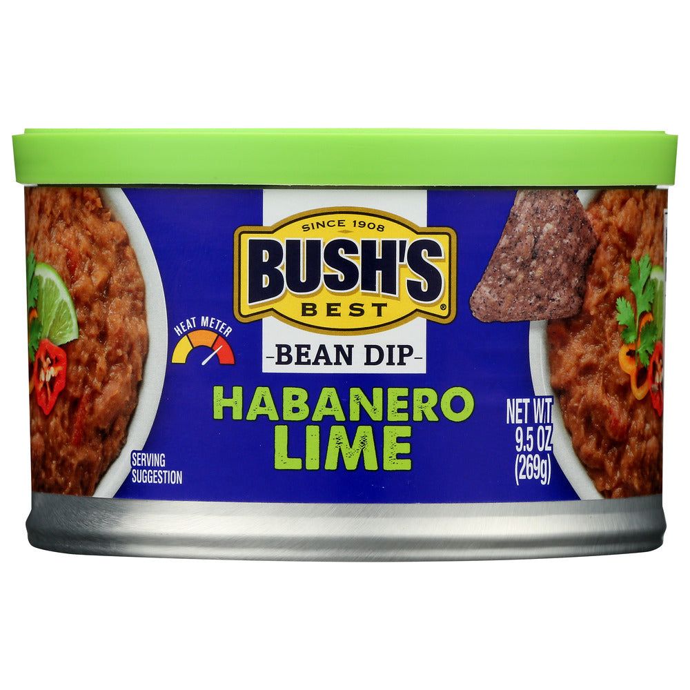 BUSHS BEST: Habanero Lime Bean Dip, 9.5 oz - #tag1# - #tag2#