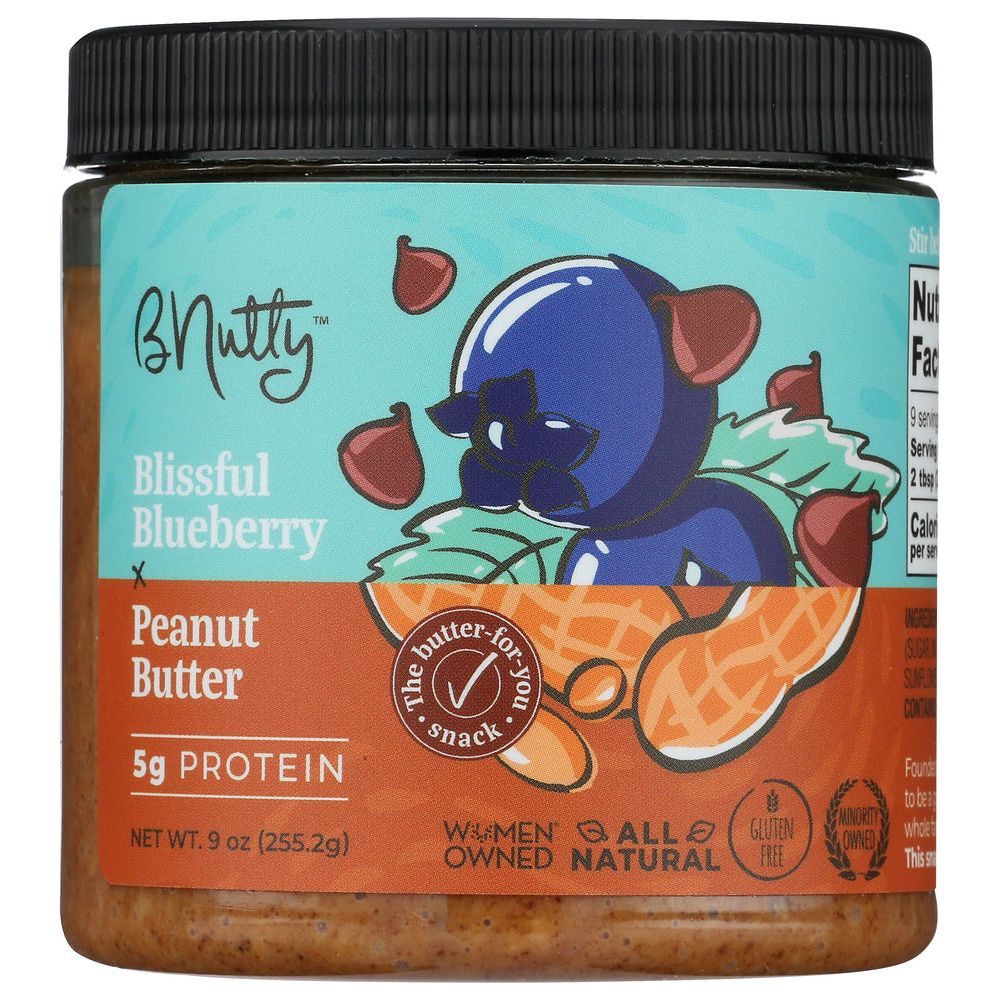 B NUTTY: Peanut Butter Blissful Blueberry, 9 oz - #tag1# - #tag2#