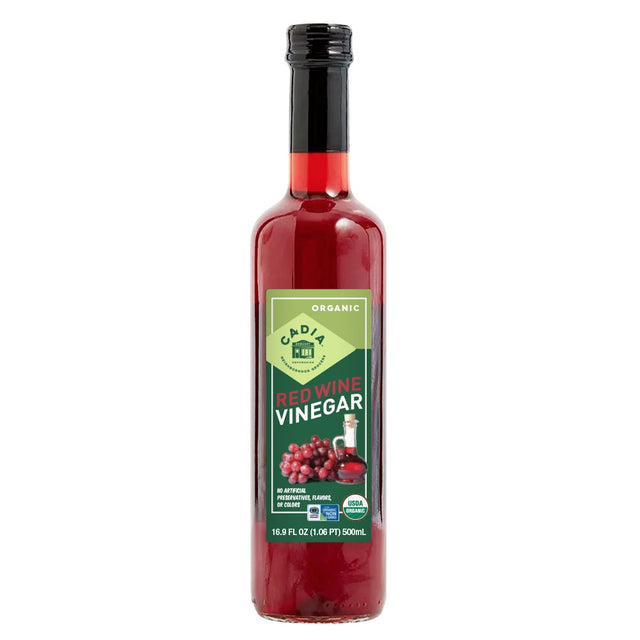 CADIA: Organic Red Wine Vinegar, 16.9 oz - #tag1# - #tag2#