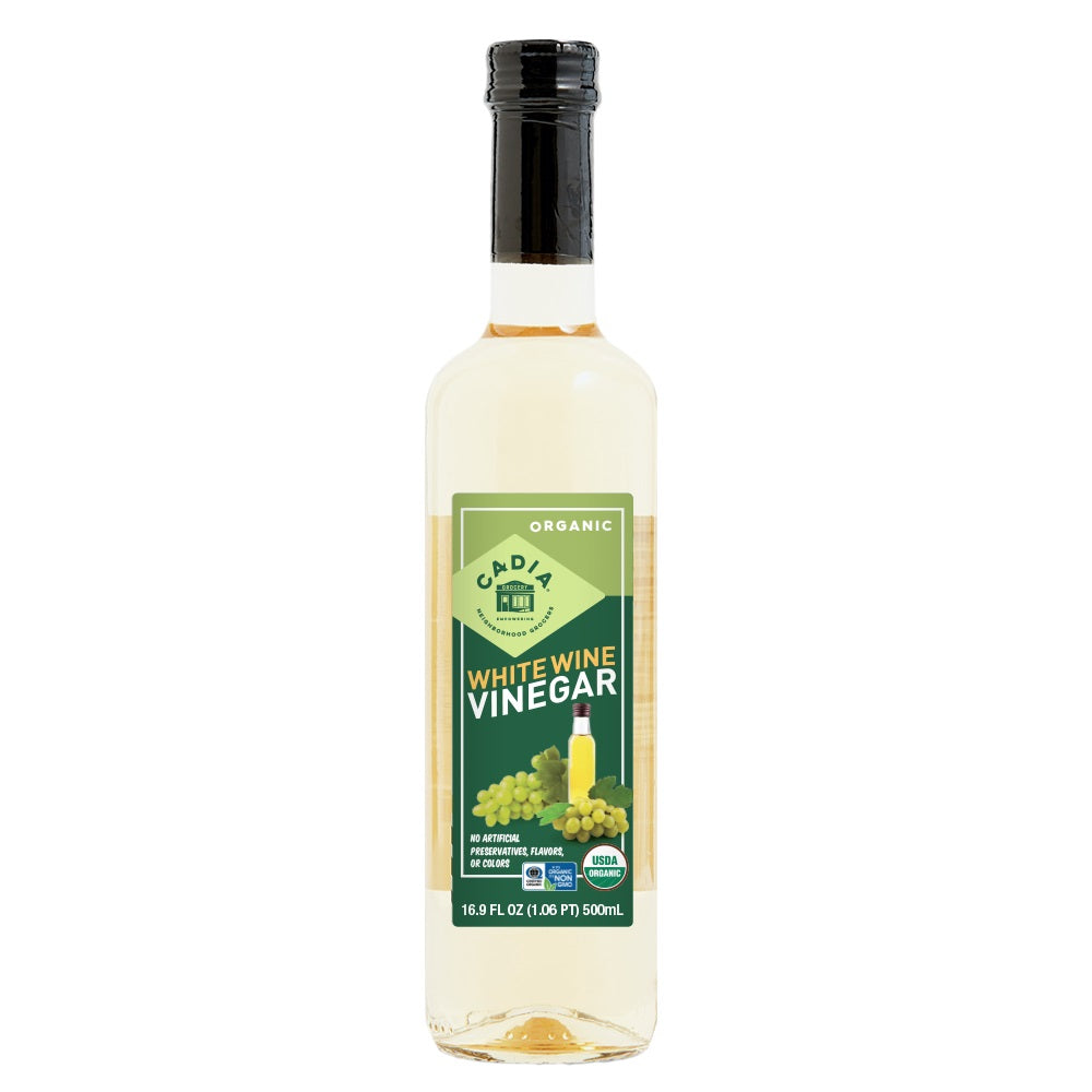 CADIA: Organic White Wine Vinegar, 16.9 oz - #tag1# - #tag2#