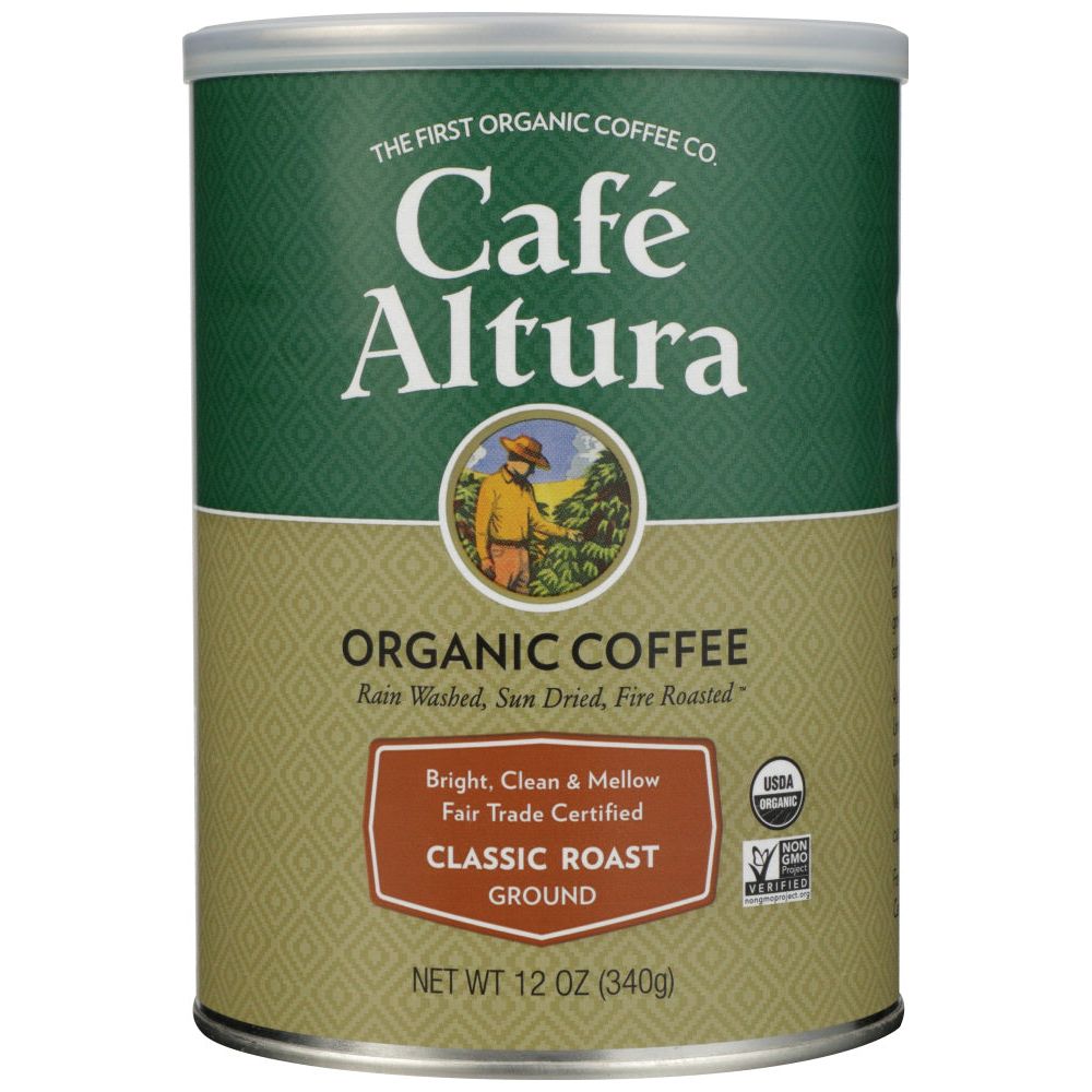 CAFE ALTURA: Organic Coffee Fair Trade Classic Roast, 12 oz - #tag1# - #tag2#