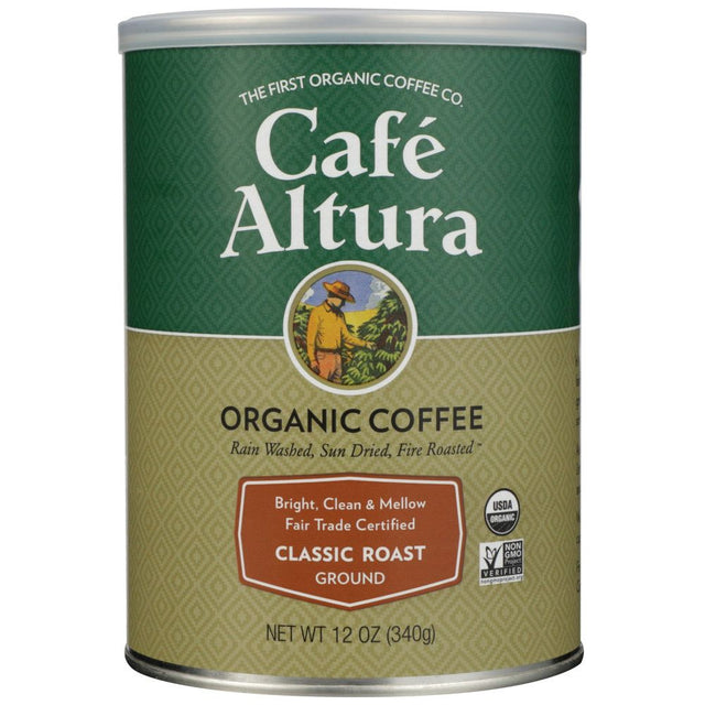 CAFE ALTURA: Organic Coffee Fair Trade Classic Roast, 12 oz - #tag1# - #tag2#