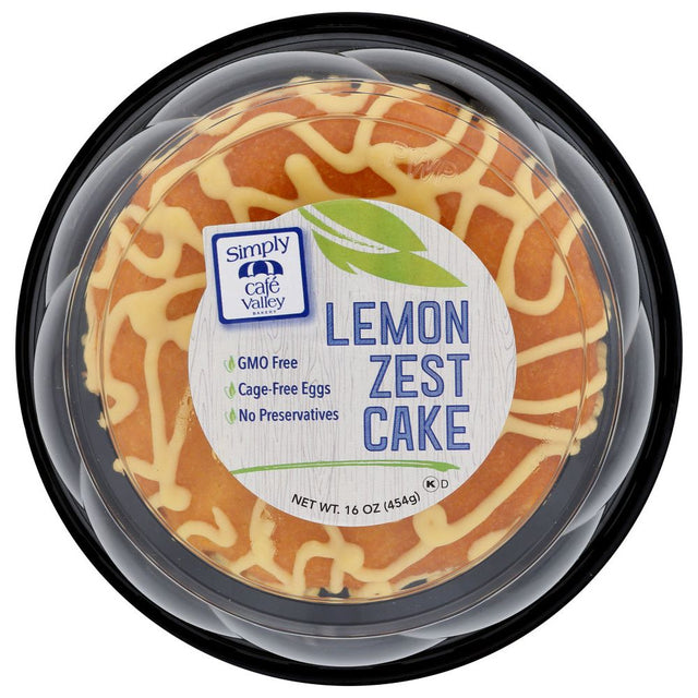 CAFE VALLEY: Cake Lemon Zest, 16 oz - #tag1# - #tag2#