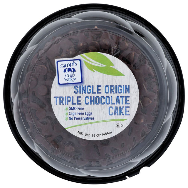CAFE VALLEY: Cake Triple Chocolate, 16 oz - #tag1# - #tag2#