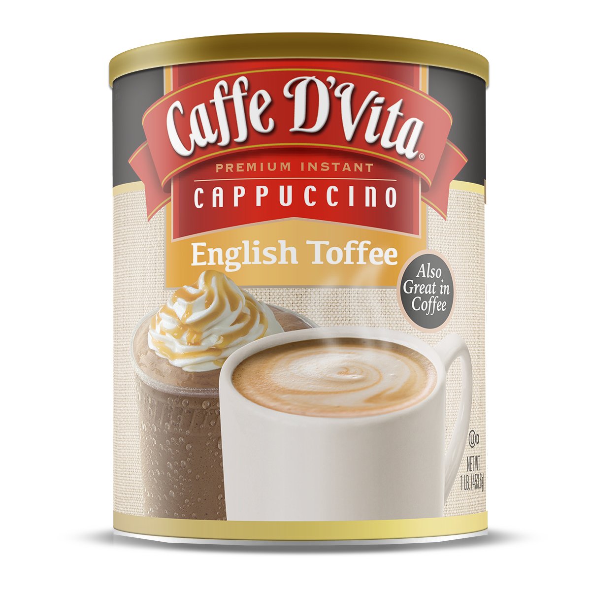 CAFFE D VITA: Cappuccino Engl Toffee, 16 oz - #tag1# - #tag2#