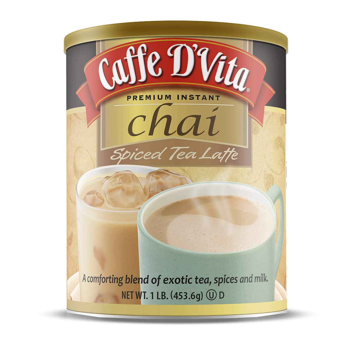 CAFFE D VITA: Spiced Chai Tea Latte, 16 oz - #tag1# - #tag2#