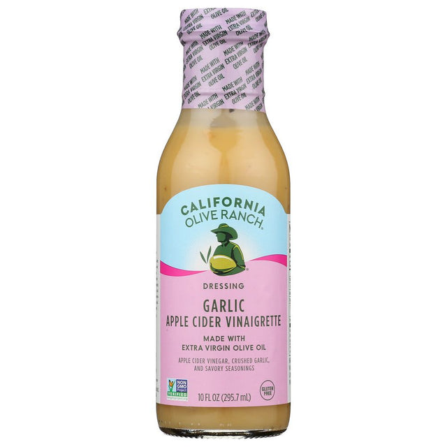 CALIFORNIA OLIVE RANCH: Garlic Apple Cider Vinaigrette Dressing, 10 fo - #tag1# - #tag2#