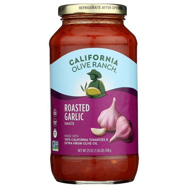 CALIFORNIA OLIVE RANCH: Sauce Pasta Rstd Garlic, 25 OZ - #tag1# - #tag2#