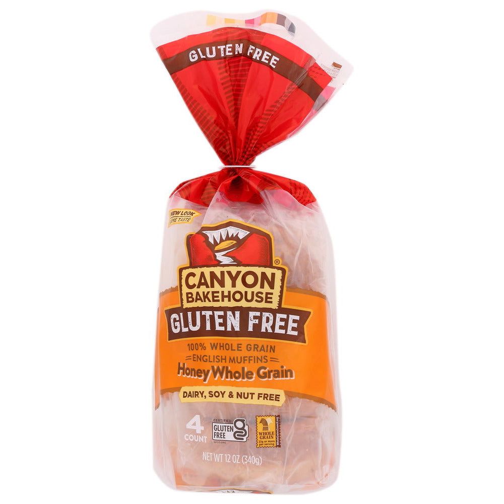CANYON BAKEHOUSE: Honey Whole Grain English Muffin , 12 oz - #tag1# - #tag2#