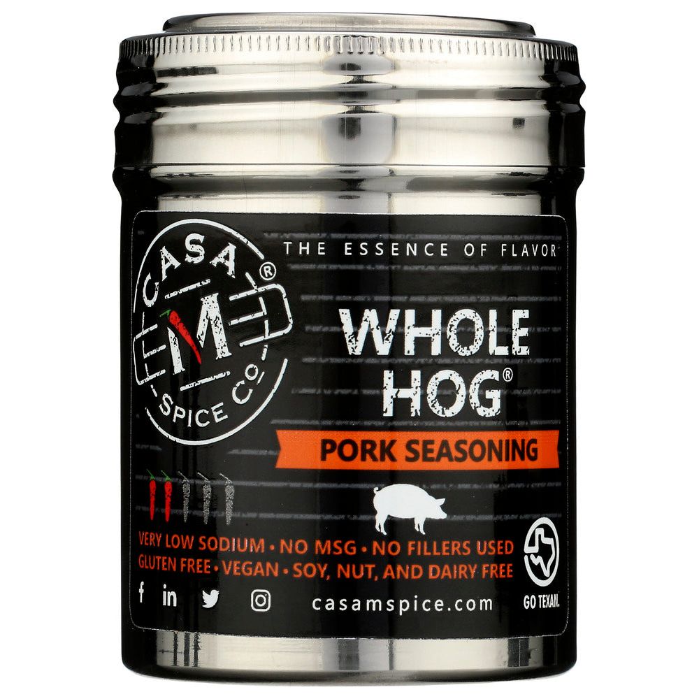 CASA M SPICE: Shaker Stnlss Pork Ssnng, 6 OZ - #tag1# - #tag2#