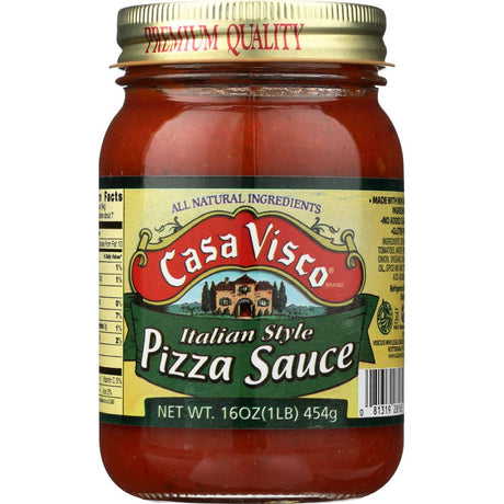CASA VISCO: Italian Style Pizza Sauce, 16 oz - #tag1# - #tag2#