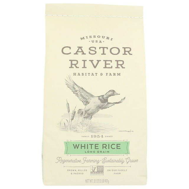 CASTOR RIVER FARMS: Long Grain White Rice, 32 oz - #tag1# - #tag2#