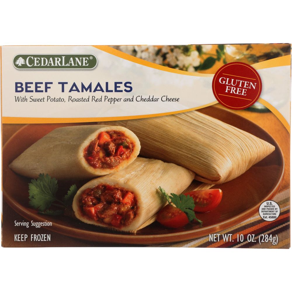 CEDARLANE: Gluten Free Beef Tamales, 10 oz - #tag1# - #tag2#