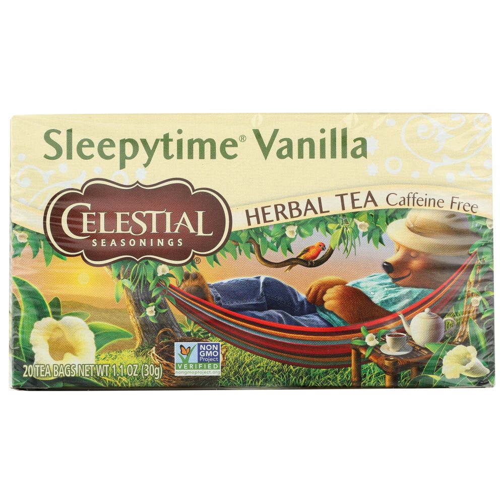 CELESTIAL SEASONINGS: Herbal Tea Sleepytime Vanilla Caffeine Free 20 Tea Bags, 1 oz - #tag1# - #tag2#