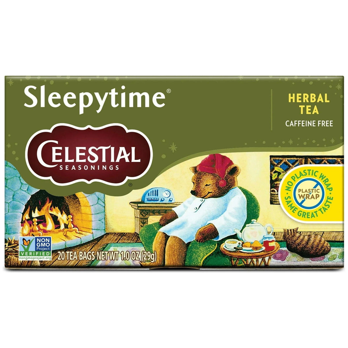CELESTIAL SEASONINGS: Sleepytime Herbal Tea Caffeine Free 20 Tea Bag, 1 oz - #tag1# - #tag2#
