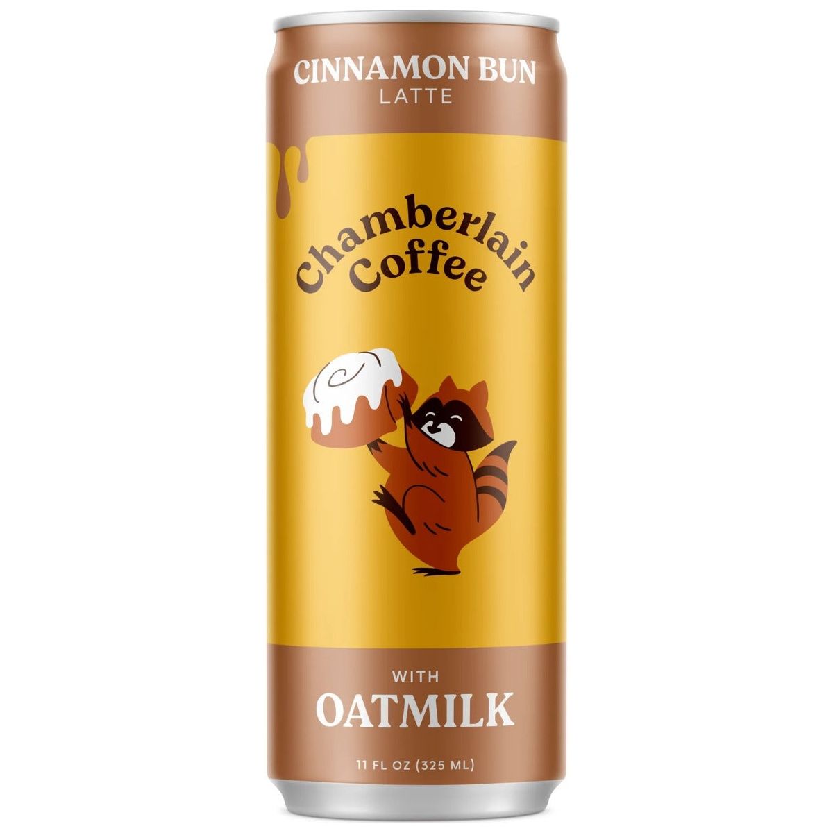CHAMBERLAIN COFFEE: Cinnamon Bun Coffee Latte with Oatmilk, 11 fo - #tag1# - #tag2#