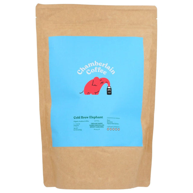 CHAMBERLAIN COFFEE: Cold Brew Elephant Large Coffee Bags, 8.5 oz - #tag1# - #tag2#