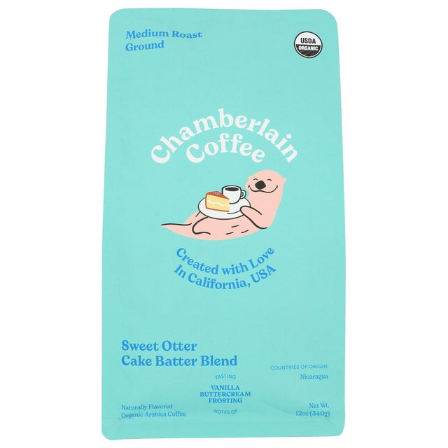 CHAMBERLAIN COFFEE: Sweet Otter Cake Batter Coffee Bag Fresh Ground, 12 oz - #tag1# - #tag2#