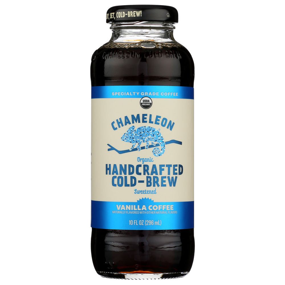 CHAMELEON COLD-BREW: Organic Vanilla Ready to Drink Coffee, 10 oz - #tag1# - #tag2#